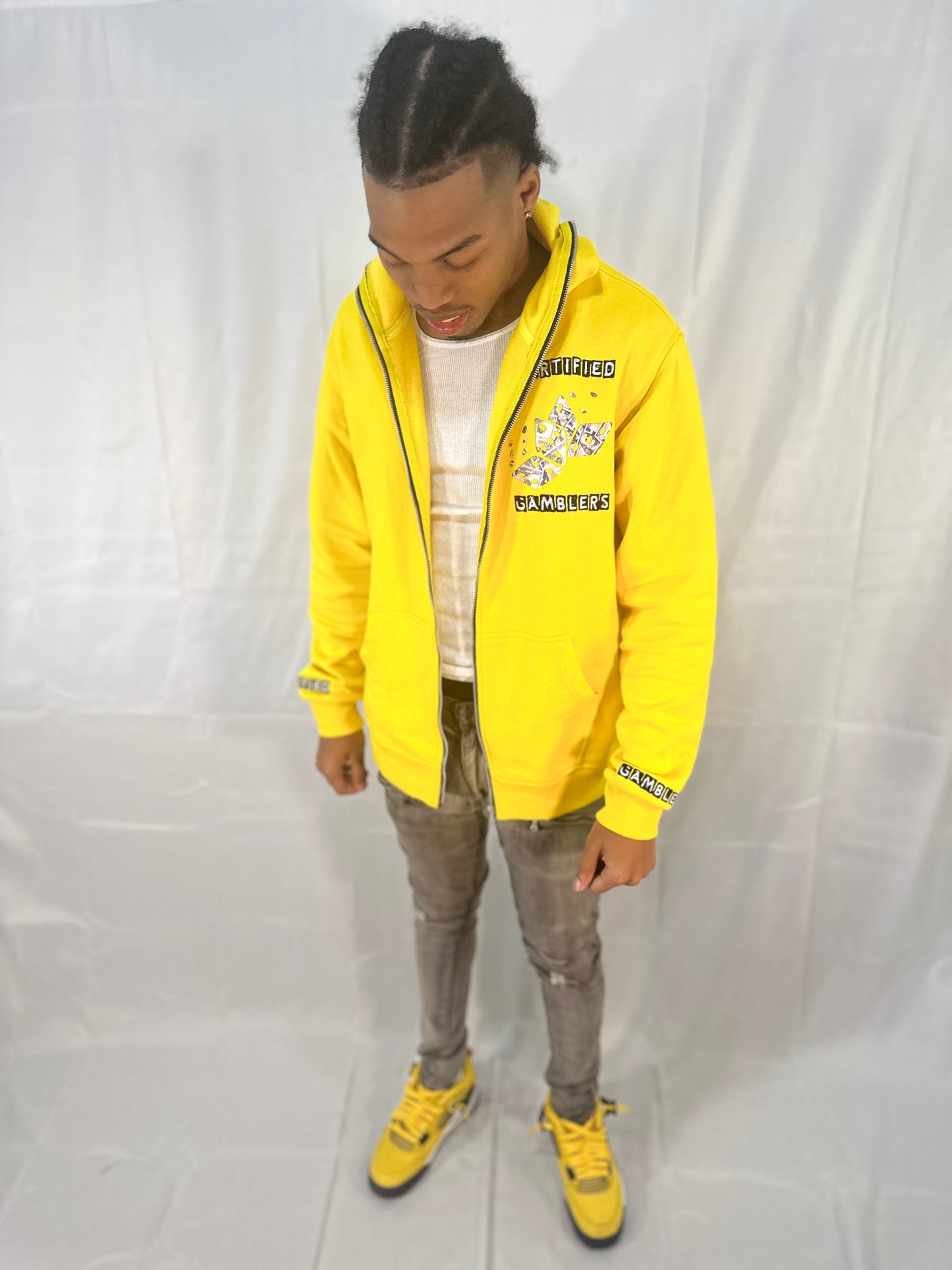 Certified Gamblers zip up jacket